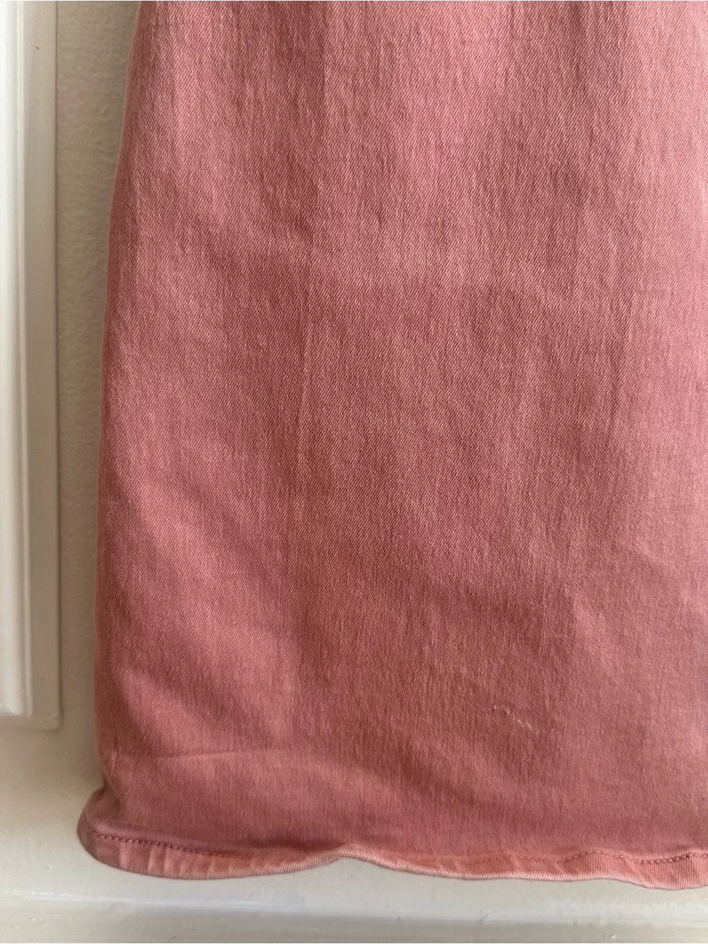 Free People We The Free Penny Pull-On Flare Jeans Clay Rose Pink Sz 28